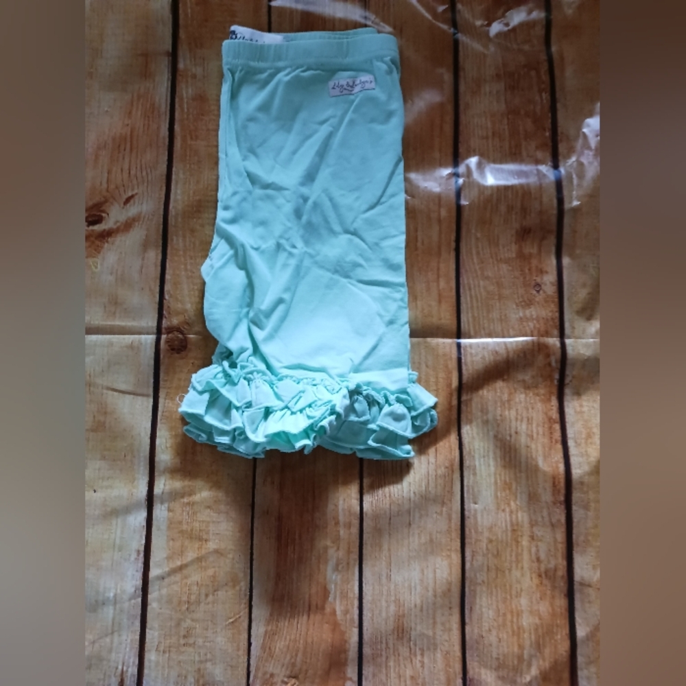 Mint Green Ruffle Kids Bottoms